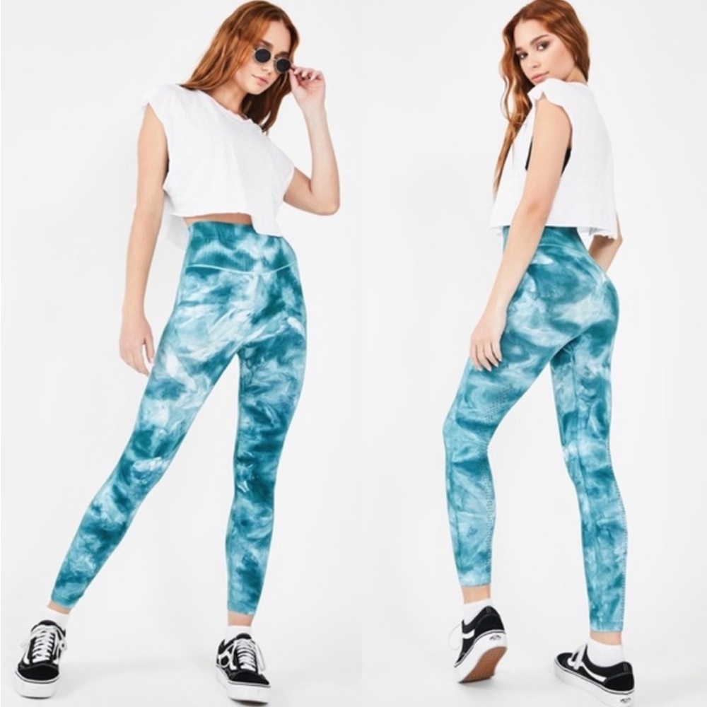 Free People Movement Good Karma High Rise Tie Dye Leggings